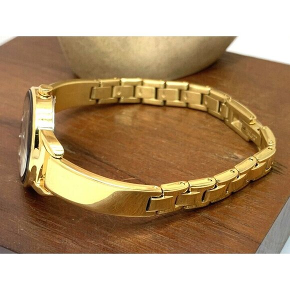 Citizen Women's Watch EZ6372-69E Quartz 26mm Black Dial Gold Tone Steel - Picture 8 of 13